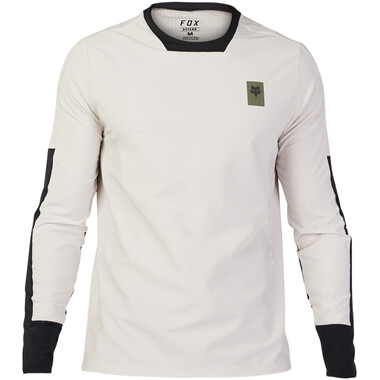 FOX DEFEND THERMAL Long-Sleeved Jersey White 2023 0